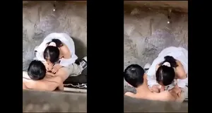 Quay lén em học sinh nữ bj cho bạn trai trong hẻm
